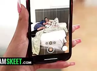 cuck girlfriend spies bff as cum hungry slut