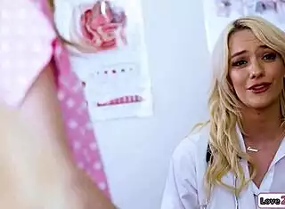 wanna see two stepmoms and doctor tongue that blonde teen cunt