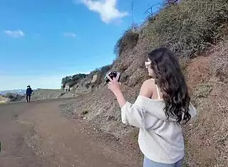 complete gfe sloppy blowjob at hollywood sign aubry babcock vol 49 😘💦🍆