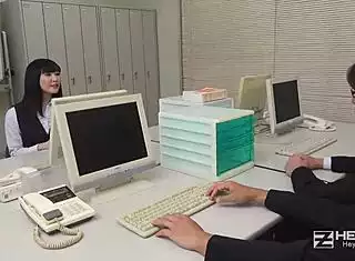 new employee yui watanabe sucks cock for stress relief creampie finish