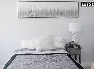 squirting vr session explodes into wet lesbian toy play for brunette milf couple