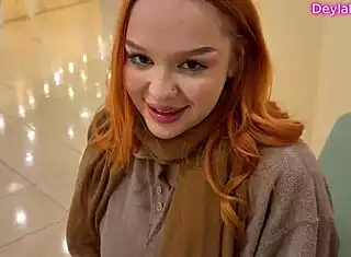 toilet risk with tattooed redhead neighbor slut big tits did hubby catch us?