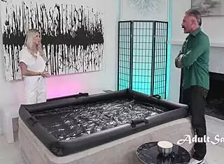 In-law begs me to ride his cock during nuru massage tension explodes - Charles Dera Taylor W