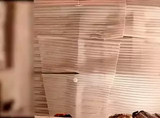 wow!! no panties on this BIG ASS brazilian maid folding clothes spied real time