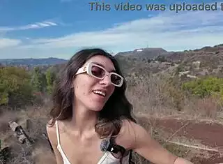 complete gfe sloppy blowjob at hollywood sign aubry babcock vol 49 😘💦🍆