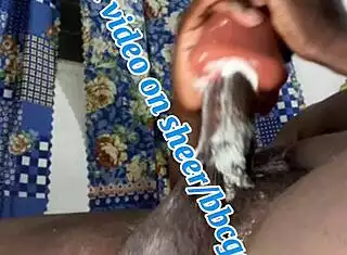 Vacation bbc creampie sneak peek with oiled toy fuck 😈🔥