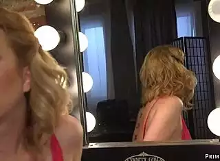 Does busty blonde wife dominate her alt husband completely?