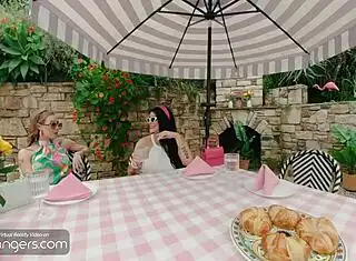 what if three wives at the club turned your vr foursome into pure seduction?