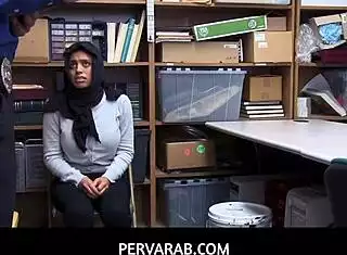 pervarab muslim teen caught and fucked hard by cop at work