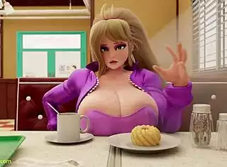 Blonde milf deepthroats monster black cock!