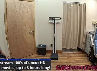 shaved asian nurse solana gags on cock in hospital fetish deepthroat