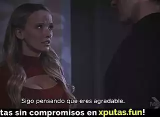 damn, this horny blonde milf with big natural tits deepthroats and creampies like a pro!