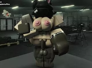 roblox slut workouts on my thick black cock