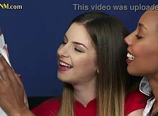 my cfnm ebony bride jerks old cock hard in steamy 3some