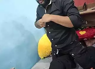 Naughty Indian bhabhi's heart races cheating with muscular Uber driver in wild ass fuck.