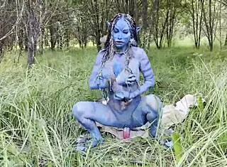 Monika Fox Prolapses Ass Pussy With Huge Dildo Squirt Forest