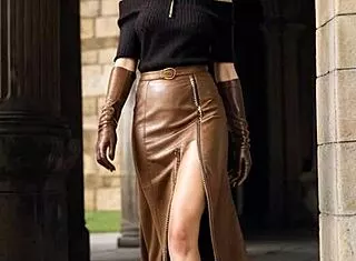 the duchess ai illustrated dream in leather corset gloves boots and cfnm reality