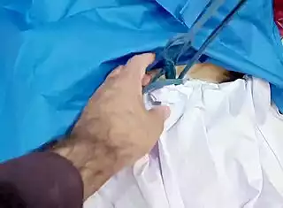 desi schoolgirl's tight pussy stretched by old man's thrusts