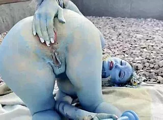 Monika Fox Prolapses Ass Pussy With Huge Dildo Squirt Forest