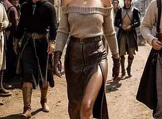 the duchess ai illustrated dream in leather corset gloves boots and cfnm reality