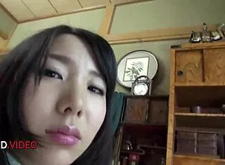 naughty ayumu ishihara slurps cock rough at japanese holiday party!