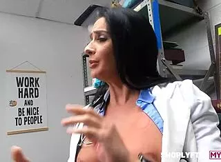 Naughty doctor pounds hot milf patient right in office