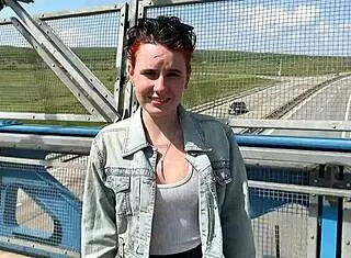 Ever had a big cock quickie in public parking with sexy skinny babe?