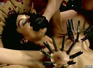 Petite Latina Milf Bound Whipped Strapon Gagged