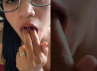 Safada professorinha spits on tits and takes cumshot from student
