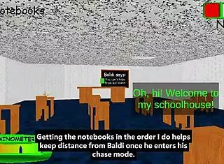 Play Baldi's Basics remastered classic walkthrough now
