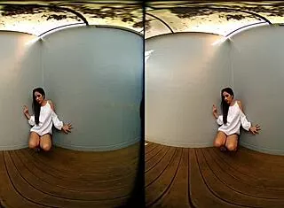 Young asian teases body for vrpussyvision