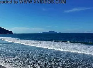 Latina Big Tits Beach Voyeur Fuck