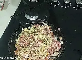 behind the scenes lil latina sizzles in kitchen vol 4