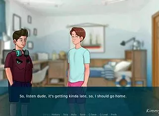 best friend's mom sucked my huge cock under table 💦😈