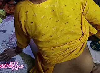 desi dever sneaks anal into big ass bhabi for wild orgasmic quickie