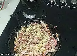 behind the scenes lil latina sizzles in kitchen vol 4