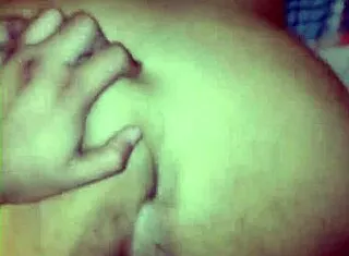 Big black cock stuffs fat black tits and ass