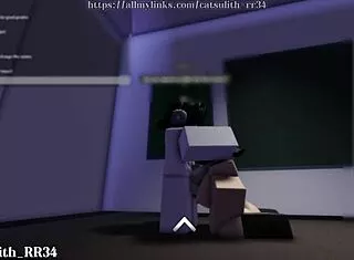 Classroom rp slut rides teacher's cock doggystyle for straight A's!!