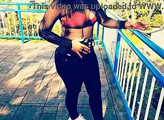 Homemade amateur big ass cowgirl rides for cash outdoors