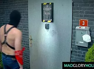 Amateur explorers discover glory hole club secrets intimately