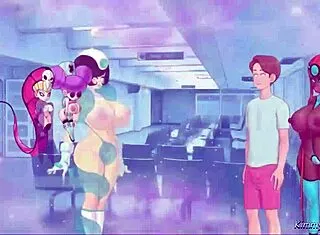 best friend's mom sucked my huge cock under table 💦😈