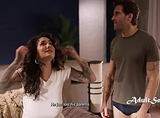 Godson Schemes Against Busty Godmother's Kindness