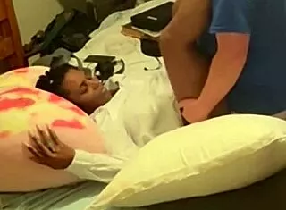 after hours ebony coworker bends over homemade for bedroom doggystyle pounding