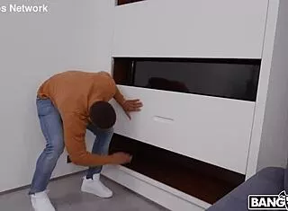 playing hide and seek leads to monster cock anal gaping for latina brunette