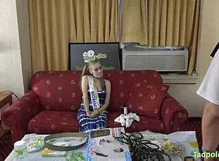 Pregnant Luna Lips' Pussy Ravaged in Wild Gangbang by Hung Cocks