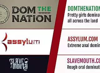 Blonde Teen's Gaping Ass BDSM Anal Rimjob Domination