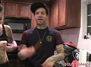 alt babe teases pussy emotions high in photoshoot