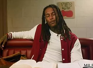 Busty Blonde Andie Anderson Chokes On Stud's Massive BBC!