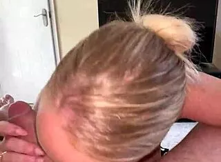 Step Mom BLOWS STEP SON HAPPY FUCKING TITS JUMPING HUGE DICK