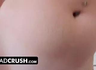 Stepdad loves his girl way more than anyone pounding her deep in taboo creampie roleplay